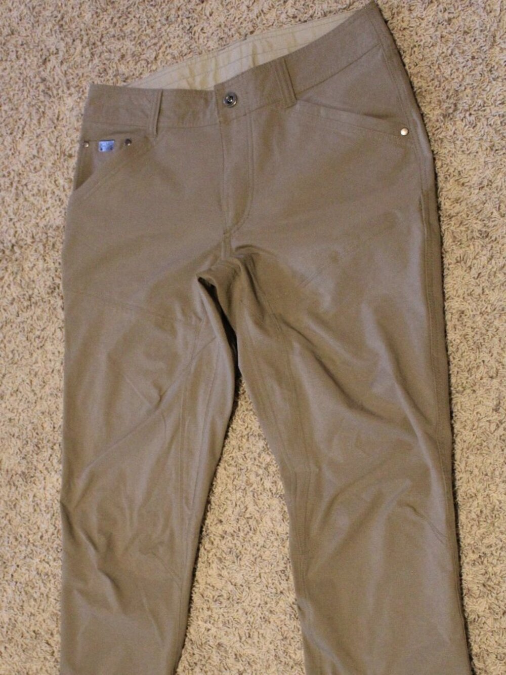 Kuhl Men's Silencr Stretch Hiking Pants Gray Desert Khaki